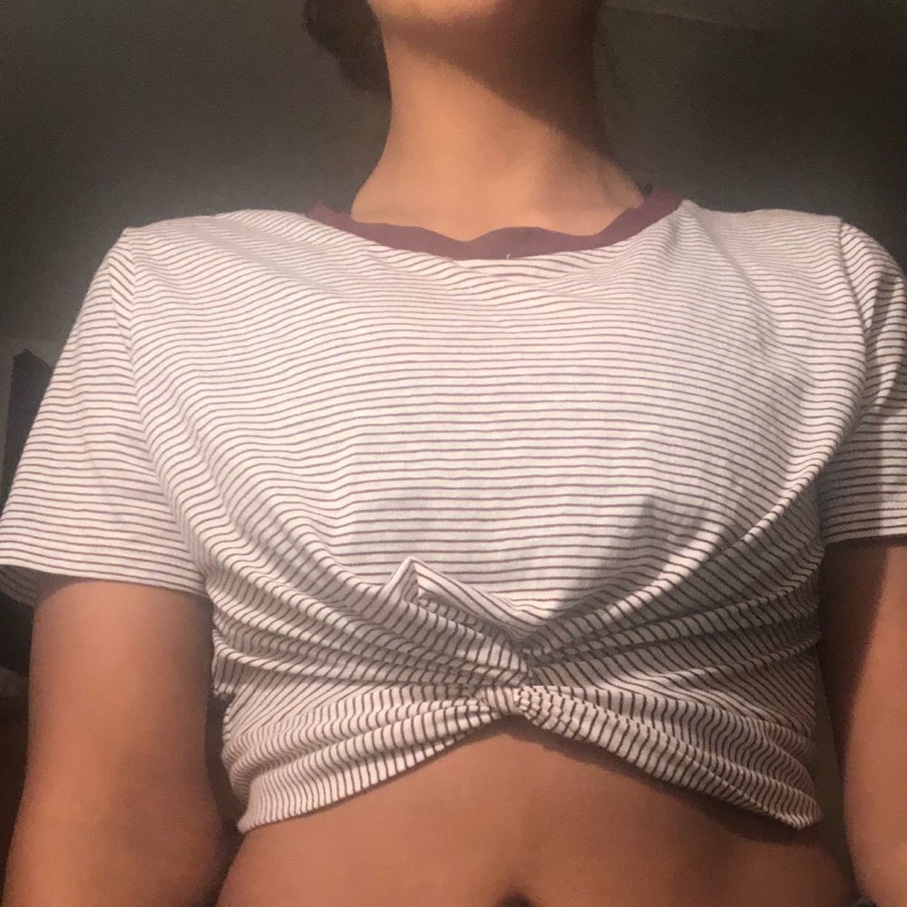 Stripped crop top